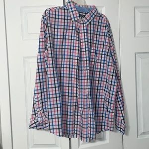 Blue and pink Chaps button down